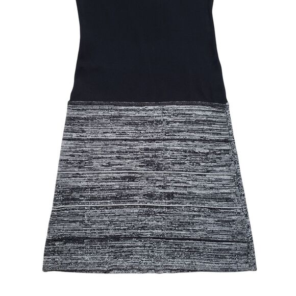 Anthropologie Lulumari Dress Womens Medium Black Gray 100% Cotton Y2K - Picture 9 of 11